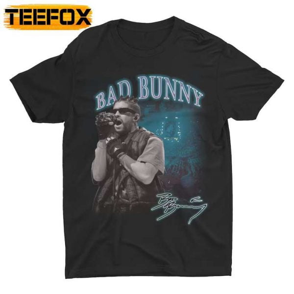 Bad Bunny Icon Living Tour Concert T Shirt