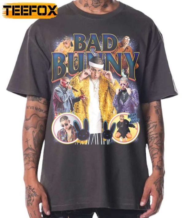 Bad Bunny Trap Bunny Music Vintage T Shirt