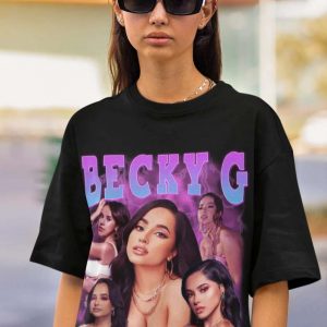 Becky G Pop Singer Music Black T Shirt