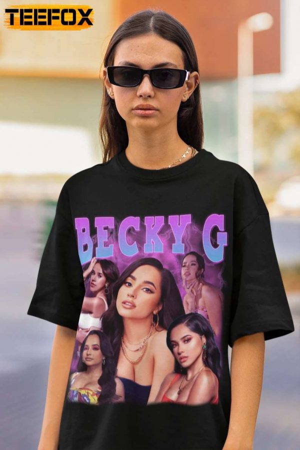 Becky G Pop Singer Music Black T Shirt