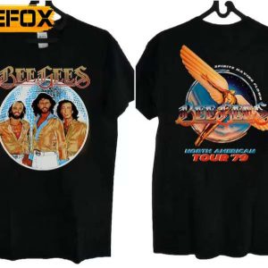 Bee Gees Spirits Having Flown North American Tour 1979 T Shirt