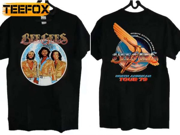 Bee Gees Spirits Having Flown North American Tour 1979 T Shirt