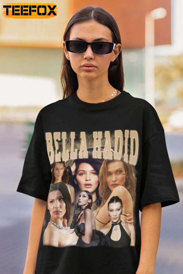 Bella Hadid Supermodel Black T Shirt