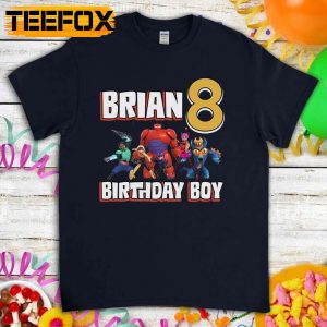 Big Hero 6 Superhero Birthday T Shirt Custom Personalized