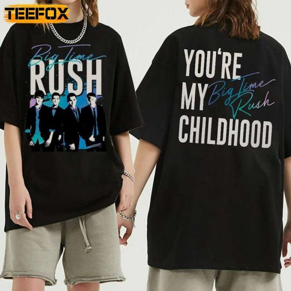 Big Time Rush Band Tour 2023 Youre My Childhood Pop Music T Shirt 1