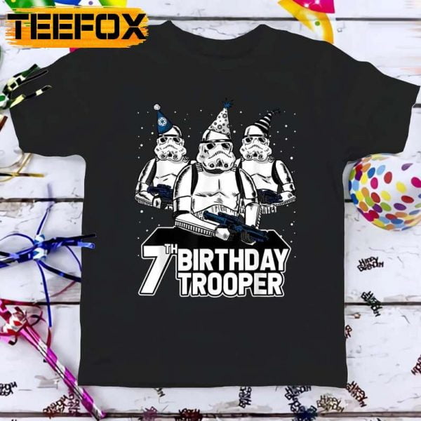 Birthday Storm Trooper Star Wars Birthday T Shirt Custom Personalized
