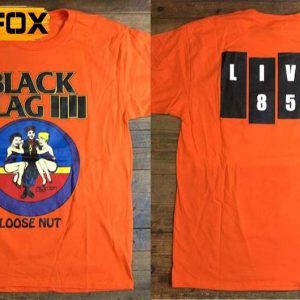 Black Flag Loose Nut Live 85 T Shirt