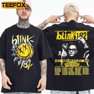 Blink 182 World Tour 2023 2024 T Shirt
