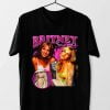 Britney Spears Music Pop Singer Retro Black T Shirt