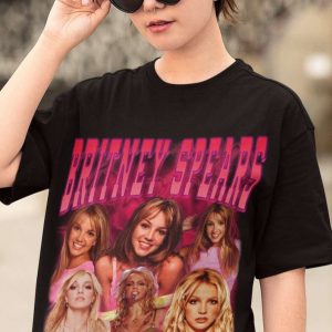 Britney Spears Retro Pop Music Graphic T Shirt