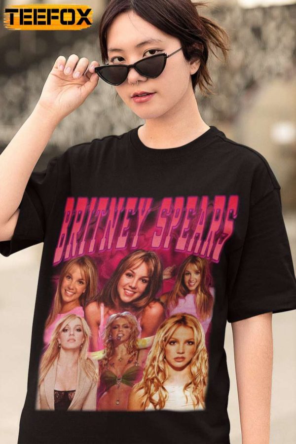 Britney Spears Retro Pop Music Graphic T Shirt