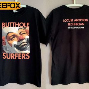 Butthole Surfers Locust Abortion Technician 30th Anniversary 1980 T Shirt