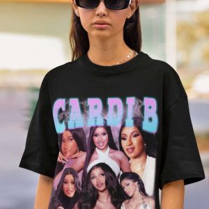 Cardi B Rap Music Black T Shirt