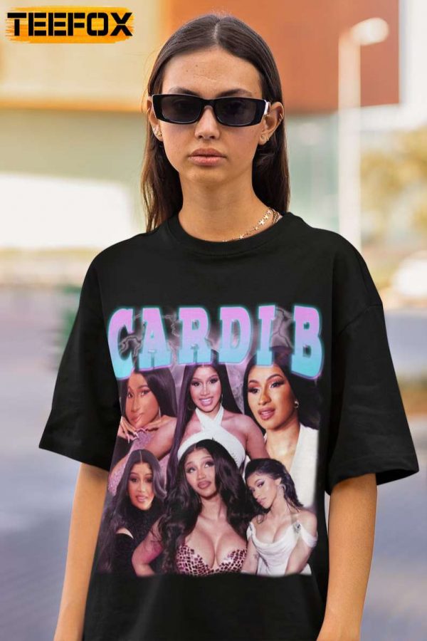 Cardi B Rap Music Black T Shirt