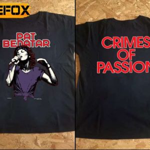 Crimes Of Passion Pat Benatar Album 1980 T Shirt