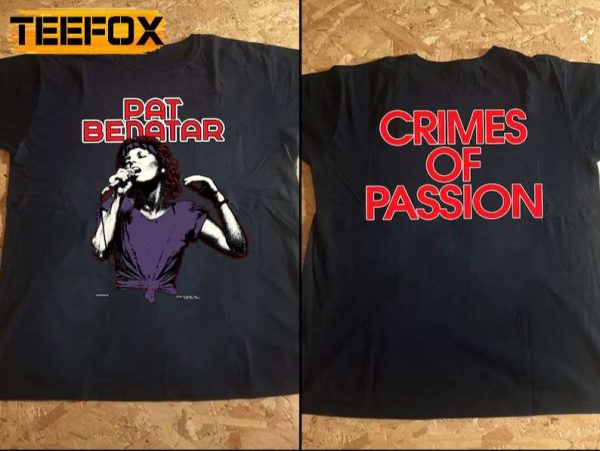 Crimes Of Passion Pat Benatar Album 1980 T Shirt