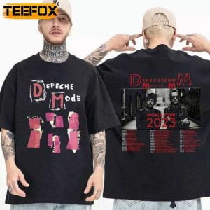 Depeche Mode Memento Mori World Tour 2023 Music Festival T Shirt