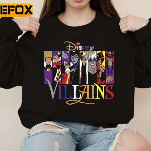 Disney Villains Evil Friends Cartoon T Shirt