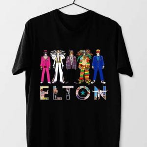 Elton John Farewell Tour Goodbye Yellow Brick Road T Shirt