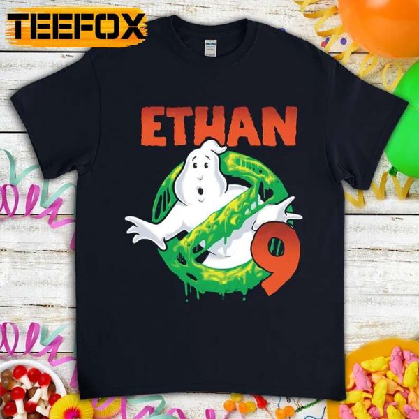 Ghostbusters Birthday T Shirt Funny Ghost Cartoon Custom Personalized