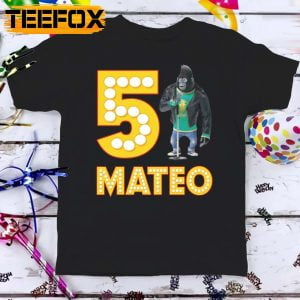 Gorilla Johnny Sing Birthday T Shirt Sing Movies Custom Personalized