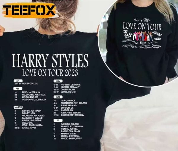 Harry Styles Love On Tour 2023 Sweatshirt T Shirt