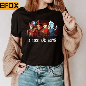 I Like Bad Boys Villain Disney T Shirt