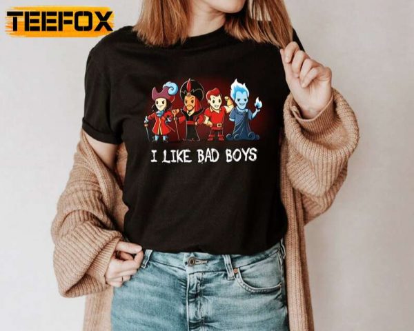 I Like Bad Boys Villain Disney T Shirt