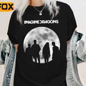 Imagine Dragons Band Music Moon Black T Shirt