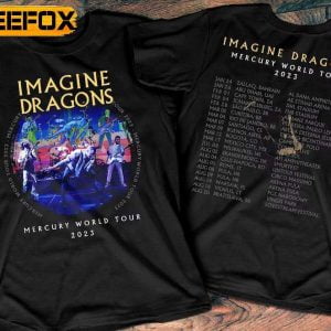 Imagine Dragons Mercury World Tour 2023 Band On Stage T Shirt