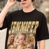 Jennifer Lawrence Movie Film Black T Shirt