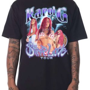 Karol G Strip Love Tour Concert Merch T Shirt