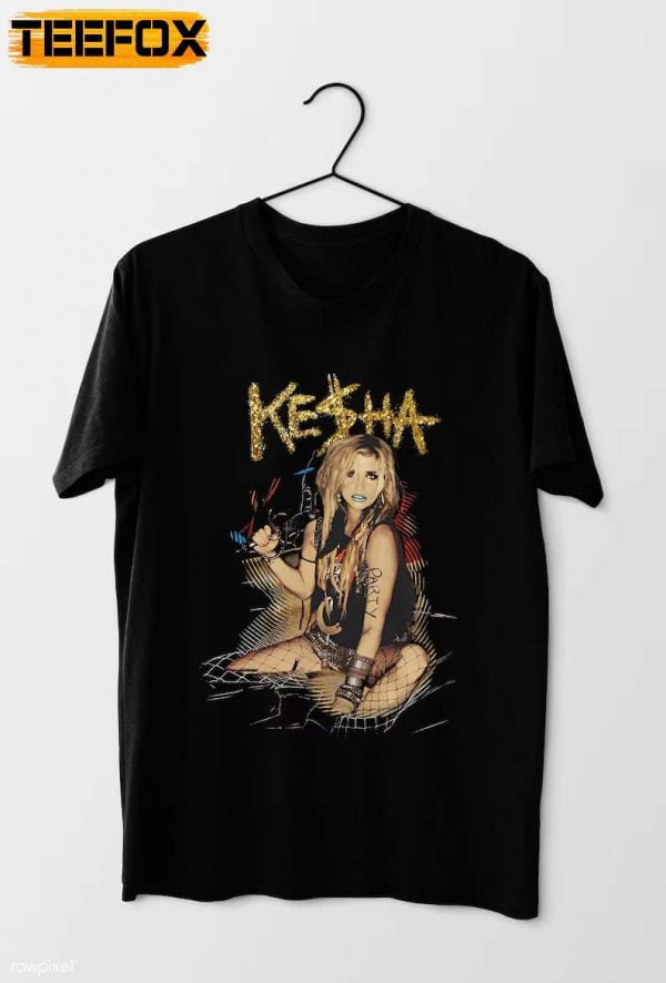 Kesha Singer Pop Music Black T Shirt