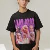 Lady Gaga Music Retro Vintage Black T Shirt