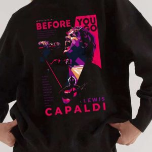 Lewis Capaldi Before You Go Tour 2023 Music T Shirt