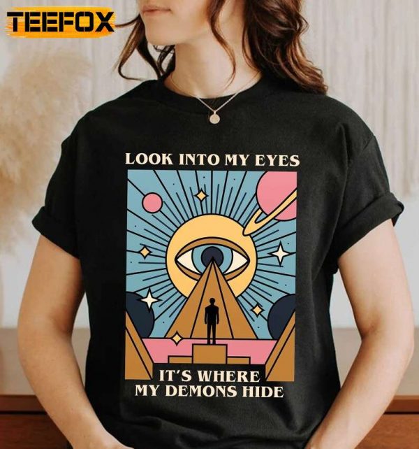 Look Into My Eyes Demon Imagine Dragons T Shirt