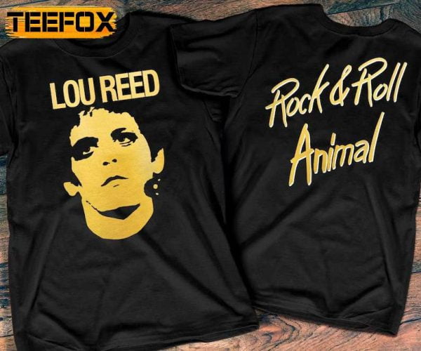 Lou Reed Rock Roll Animal 1972 T Shirt