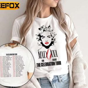 Madonna The Celebration Tour 2023 Concert Music T Shirt
