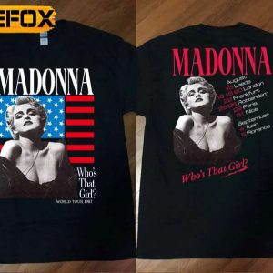 Madonna Who's That Girl World Tour 1987 T Shirt