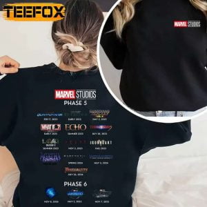 Marvel Studios All Films Phase 5 and 6 T Shirt