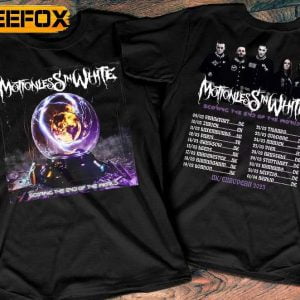 Motionless In White Scoring The End Of The World Uk Europe Tour 2023 T Shirt