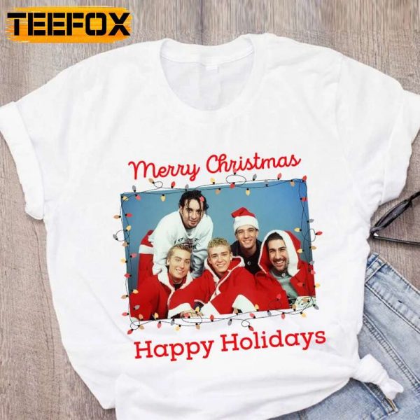 NSYNC Boy Band Merry Christmas T Shirt