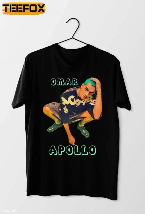Omar Apollo Singer Music Black T Shirt
