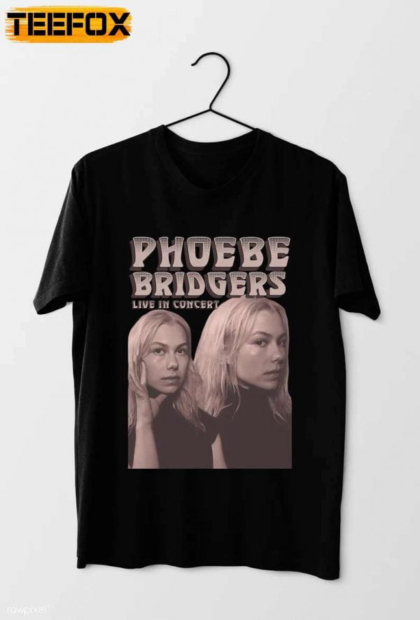 Phoebe Bridgers Live In Concert Black T Shirt