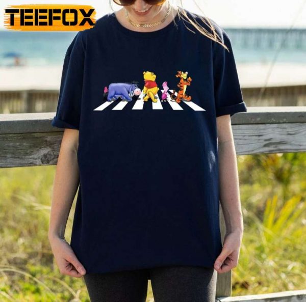 Pooh Friends Abbey Road Disney T Shirt