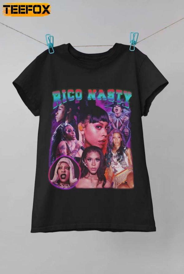 Rico Nasty Rap Music Rapper Black T Shirt