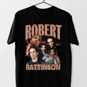 Robert Pattinson Film Movie Black T Shirt