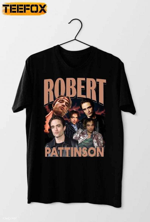 Robert Pattinson Film Movie Black T Shirt