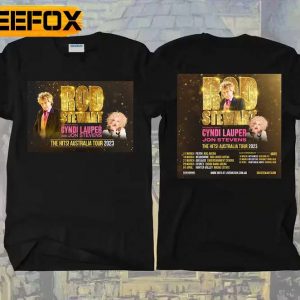 Rod Stewart The Hits Australia Tour 2023 Concert T Shirt
