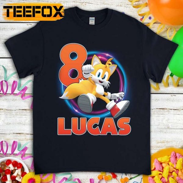 Sonic Tails The Hedgehog Birthday T Shirt Custom Personalized
